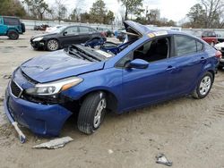 Salvage cars for sale at Hampton, VA auction: 2017 KIA Forte LX