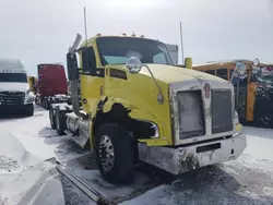 Salvage trucks for sale at Cicero, IN auction: 2016 Kenworth Construction T880