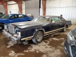 Salvage cars for sale at Lansing, MI auction: 1977 Lincoln Continental