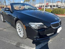 Salvage cars for sale at San Diego, CA auction: 2009 BMW 650 I