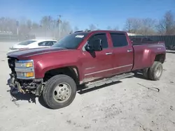 Salvage trucks for sale at Madisonville, TN auction: 2015 Chevrolet Silverado K3500 LTZ