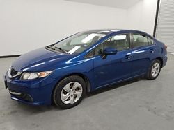 Salvage cars for sale at Wilmer, TX auction: 2015 Honda Civic LX