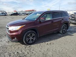 Salvage cars for sale at Cahokia Heights, IL auction: 2016 Toyota Highlander XLE