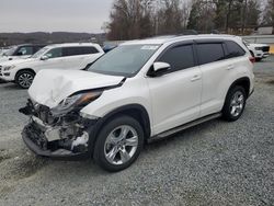 Salvage cars for sale at Concord, NC auction: 2019 Toyota Highlander Limited