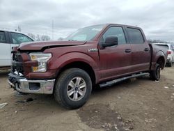 Salvage cars for sale at Woodhaven, MI auction: 2016 Ford F150 Supercrew