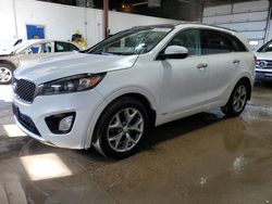 Salvage cars for sale at Blaine, MN auction: 2017 KIA Sorento SX