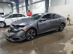 Salvage cars for sale at Ham Lake, MN auction: 2020 Honda Civic LX