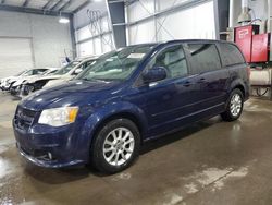 Salvage cars for sale at Ham Lake, MN auction: 2013 Dodge Grand Caravan R/T