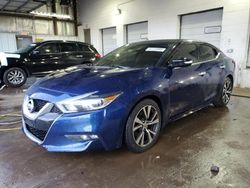 Salvage cars for sale at Chicago Heights, IL auction: 2016 Nissan Maxima 3.5S