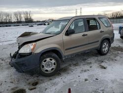 Salvage cars for sale at Barberton, OH auction: 2005 Honda CR-V LX