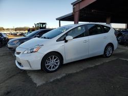 Salvage cars for sale at American Canyon, CA auction: 2012 Toyota Prius V