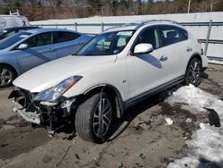 Salvage cars for sale at Exeter, RI auction: 2016 Infiniti QX50