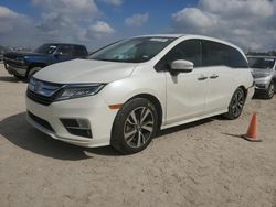 Salvage cars for sale at Houston, TX auction: 2018 Honda Odyssey Elite