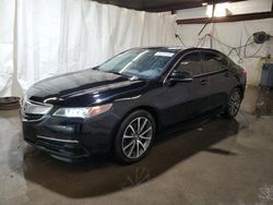 Salvage cars for sale at Ebensburg, PA auction: 2017 Acura TLX Tech