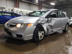 Salvage cars for sale from Copart Elgin, IL: 2010 Honda Civic LX