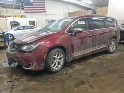 Salvage cars for sale at Ham Lake, MN auction: 2017 Chrysler Pacifica Limited