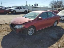 Salvage cars for sale at Oklahoma City, OK auction: 2012 Toyota Camry Base