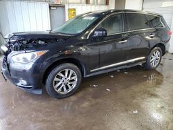 Salvage cars for sale at Chicago Heights, IL auction: 2014 Infiniti QX60