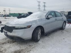 Salvage cars for sale at Elgin, IL auction: 2023 Honda Accord LX