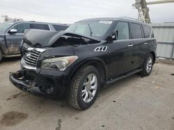 Salvage cars for sale at Kansas City, KS auction: 2012 Infiniti QX56