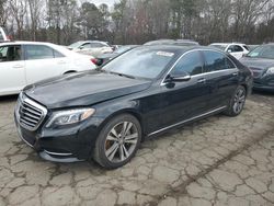 Mercedes-Benz s-Class salvage cars for sale: 2015 Mercedes-Benz S 550 4matic