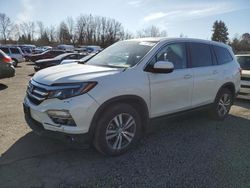 Salvage cars for sale at Portland, OR auction: 2016 Honda Pilot Exln