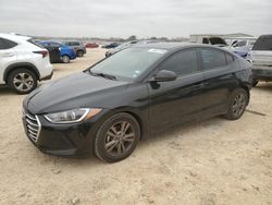 Salvage cars for sale at San Antonio, TX auction: 2018 Hyundai Elantra SEL