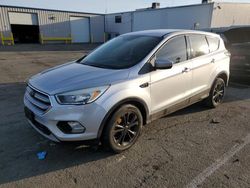 Salvage cars for sale at Vallejo, CA auction: 2017 Ford Escape SE