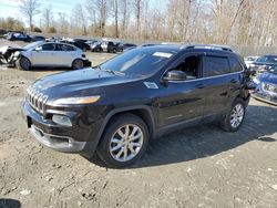 Salvage cars for sale at Waldorf, MD auction: 2014 Jeep Cherokee Limited