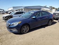 Salvage cars for sale at San Diego, CA auction: 2015 Hyundai Sonata SE