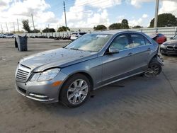 Salvage cars for sale at Miami, FL auction: 2012 Mercedes-Benz E 350