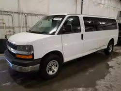 Salvage trucks for sale at Avon, MN auction: 2020 Chevrolet Express G3500 LT