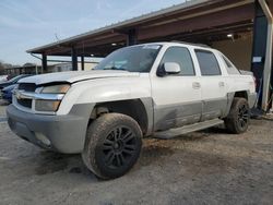 Salvage cars for sale at Tanner, AL auction: 2002 Chevrolet Avalanche K1500