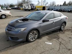 Salvage cars for sale at Woodburn, OR auction: 2017 Acura ILX Premium