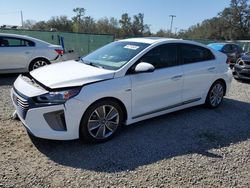 Salvage cars for sale at Riverview, FL auction: 2019 Hyundai Ioniq Limited