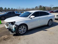 Chevrolet salvage cars for sale: 2016 Chevrolet Impala LT