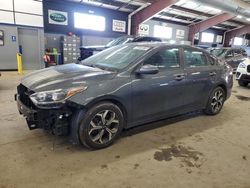 Salvage cars for sale at East Granby, CT auction: 2021 KIA Forte FE