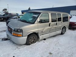 Salvage trucks for sale at Woodhaven, MI auction: 2004 GMC Savana RV G1500