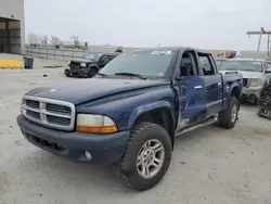 2004 Dodge Dakota Quad Sport en venta en Kansas City, KS