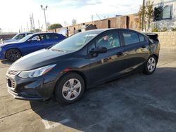 Salvage cars for sale at Wilmington, CA auction: 2018 Chevrolet Cruze LS