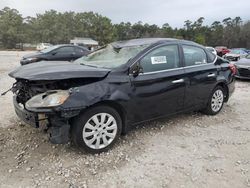 Salvage cars for sale at Houston, TX auction: 2017 Nissan Sentra S