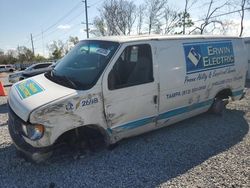 Salvage trucks for sale at Riverview, FL auction: 2005 Ford Econoline E250 Van