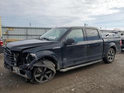 Salvage trucks for sale at Dyer, IN auction: 2016 Ford F150 Supercrew