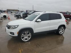 Salvage cars for sale at Grand Prairie, TX auction: 2016 Volkswagen Tiguan S