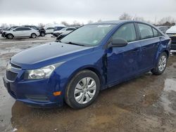 Chevrolet salvage cars for sale: 2012 Chevrolet Cruze LS