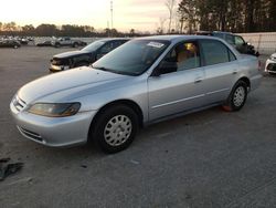 2001 Honda Accord Value en venta en Dunn, NC