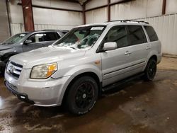 Honda Pilot ex salvage cars for sale: 2007 Honda Pilot EX