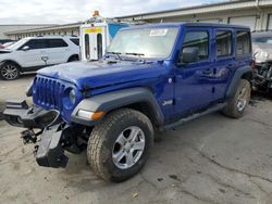 Jeep salvage cars for sale: 2018 Jeep Wrangler Unlimited Sport