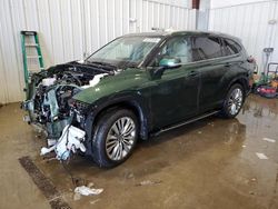 Salvage cars for sale at Franklin, WI auction: 2024 Toyota Highlander LE