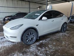 Salvage cars for sale at Brighton, CO auction: 2022 Tesla Model Y